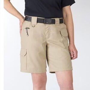 5.11 Tactical Women’s TACLITE Pro Shorts – Size 10, Khaki (Style 63071), NWT